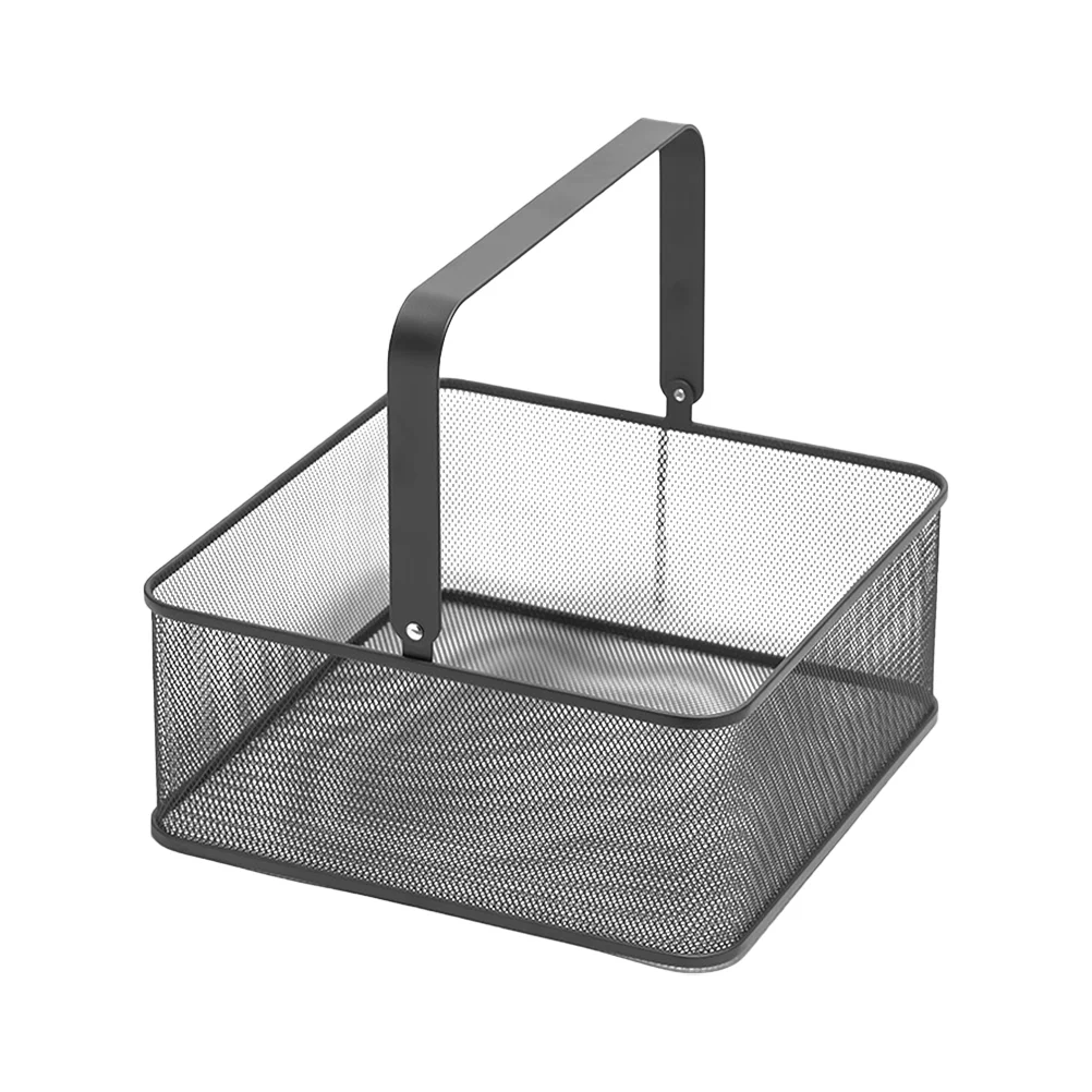 

Basket Storage Iron Baskets Produce Kitchen Fruits Vegetables Desktop Mesh Metal Fruit Pantry Organization Holdervegetable Wire
