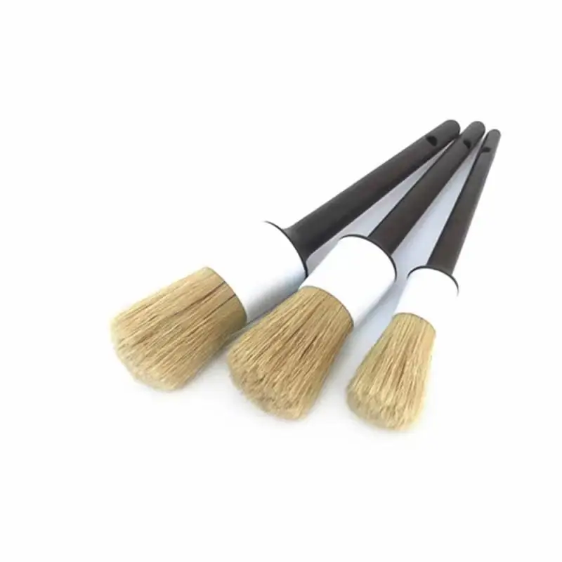 Портативный набор из 5 премиальных щеток для детейлинга автомобиля, не царапающих поверхность, для путешествий, ухода за авто, чистки салона, экстерьера и колес (art.: 3920db53bc949) - 3920db53bc949