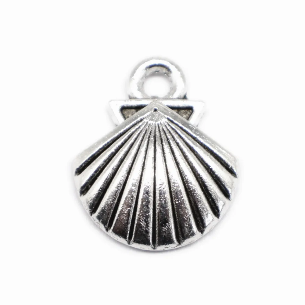 

10 шт., Серебряные Подвески 17 х14 мм