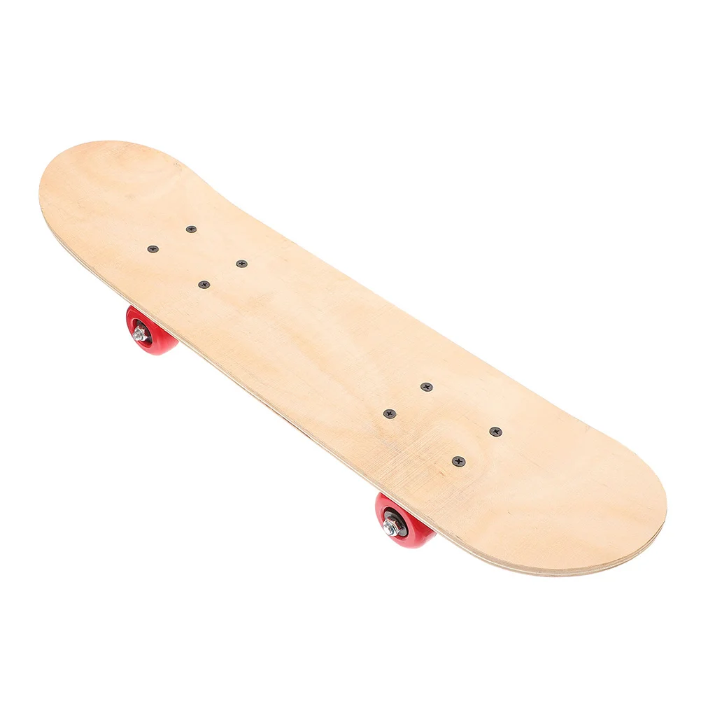 

Skateboard Longboard Kids Board Diy Cruiser Mini Unfinished Deck Double Kidretro Side Blank Boys Wood Complete Penny