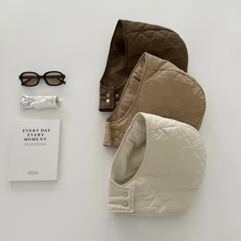 Y2K пуховая Балаклава с ромбовидным узором шапки для женщин зимняя теплая шапка