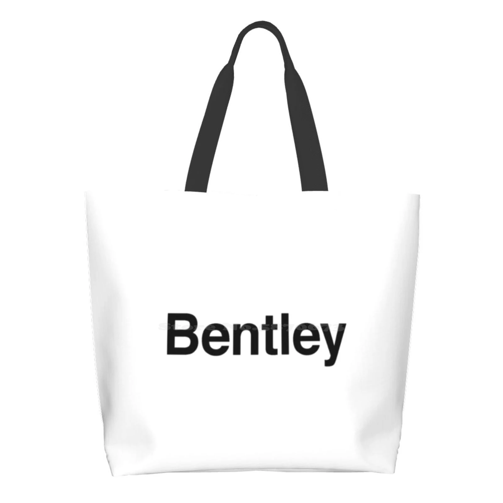 Bentley Reusable Shopping Bag Tote Large Size Typography Babies Boys Names Girls Names Make Your Own Name On Named Baby Names