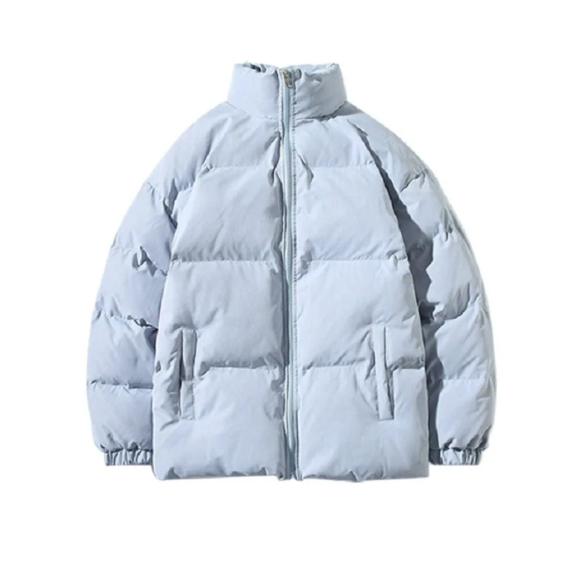 Winter Women's High Street Short Down Jacket Korean Fashion Loose and Versatile Bread Cotton Padded Jacket 2022 New Stand Collar