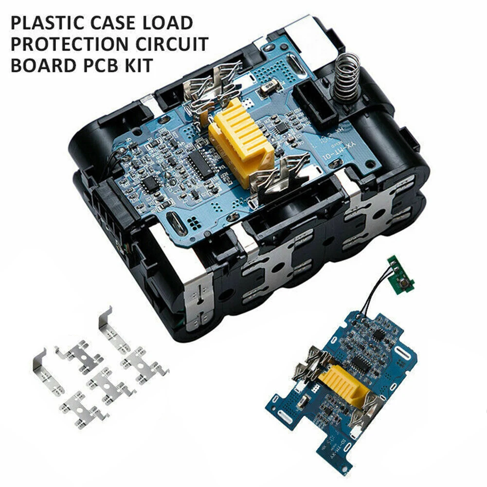 

18V Battery PCB Circuit Board Charging Protection BL1840 BL1850 BL1830 BL1860B LXT 400 PCB Plastic Case Power Tool Accessories