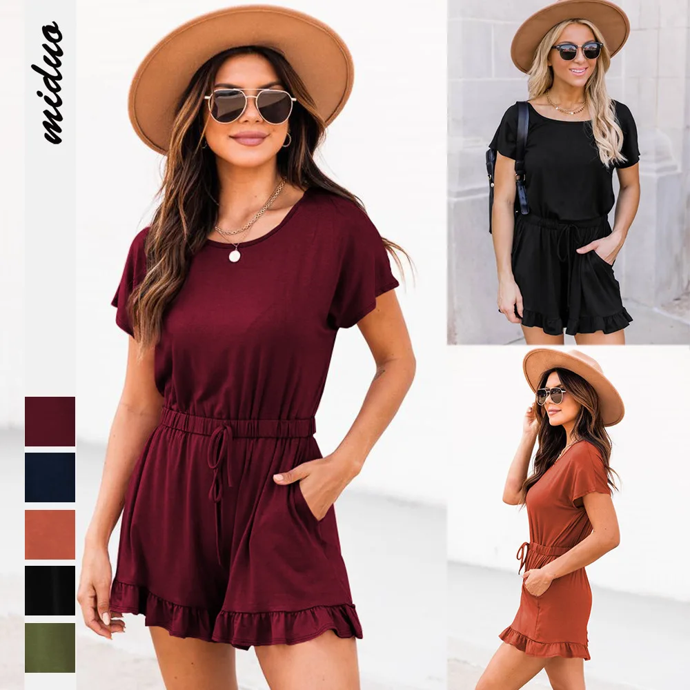 

Новинка, лидер продаж, Простые Летние однотонные дамские кольца в европейском и американском стиле с короткими рукавами