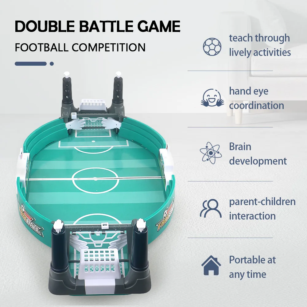 Семейная Игра-настольный Футбол — Игрушка-головоломка Для Детей На Открытом