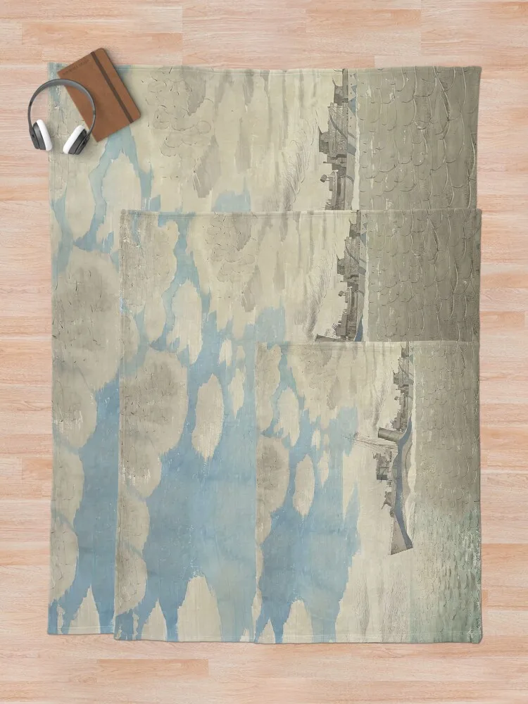 Эрик Войлизный Peintre Равильский могильбур sur bois произведение искусства Плед