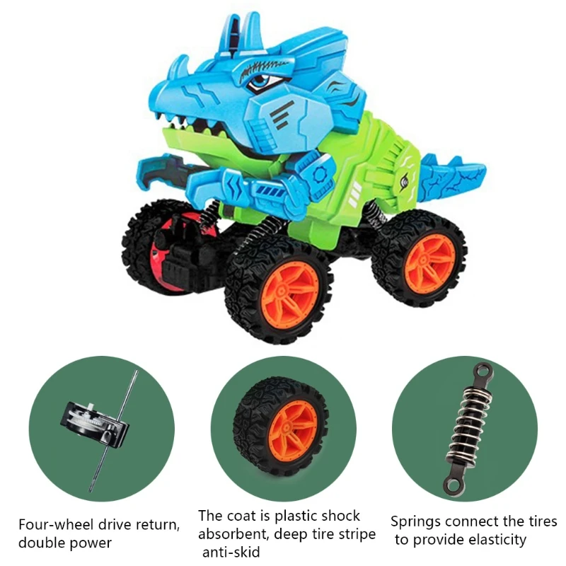 

Novelty Dinosaur Pull Back Toy Car Intelligent Treat Toys Specifically for Age 5-12 Exquisite Model Vehicle A2UB