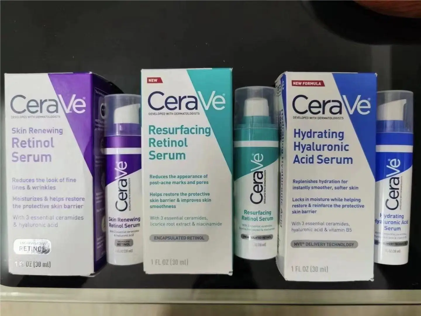 

1pc CeraVe Skin Resurfacing Retinol Serum 30ml Anti-wrinkle And Aging Reduce Wrinkles Lines