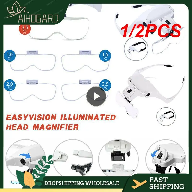 

1/2 шт., увеличительное стекло для накладных ресниц