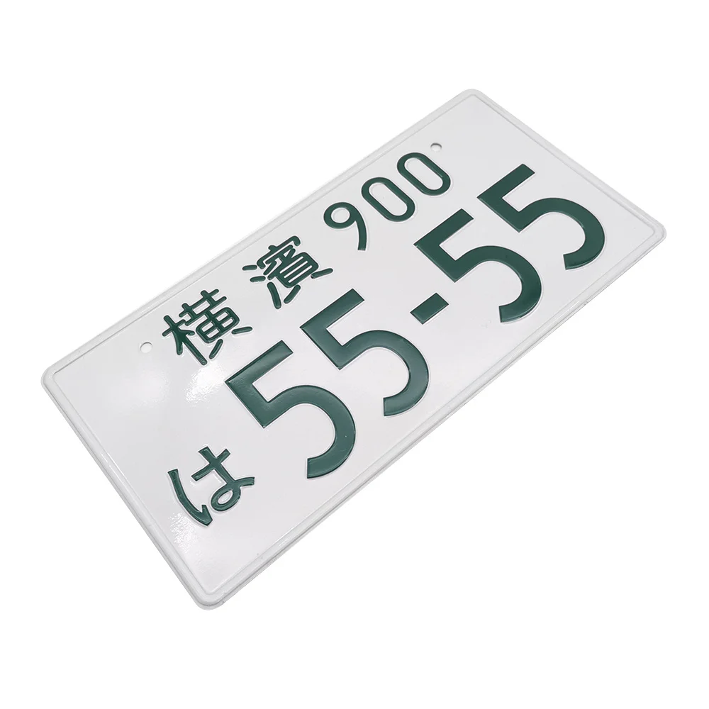 

New Design Universal Japanese License Plate Aluminum Tags For JDM Racing For Yokohama 900 Decoration Car Motorcycle Acces