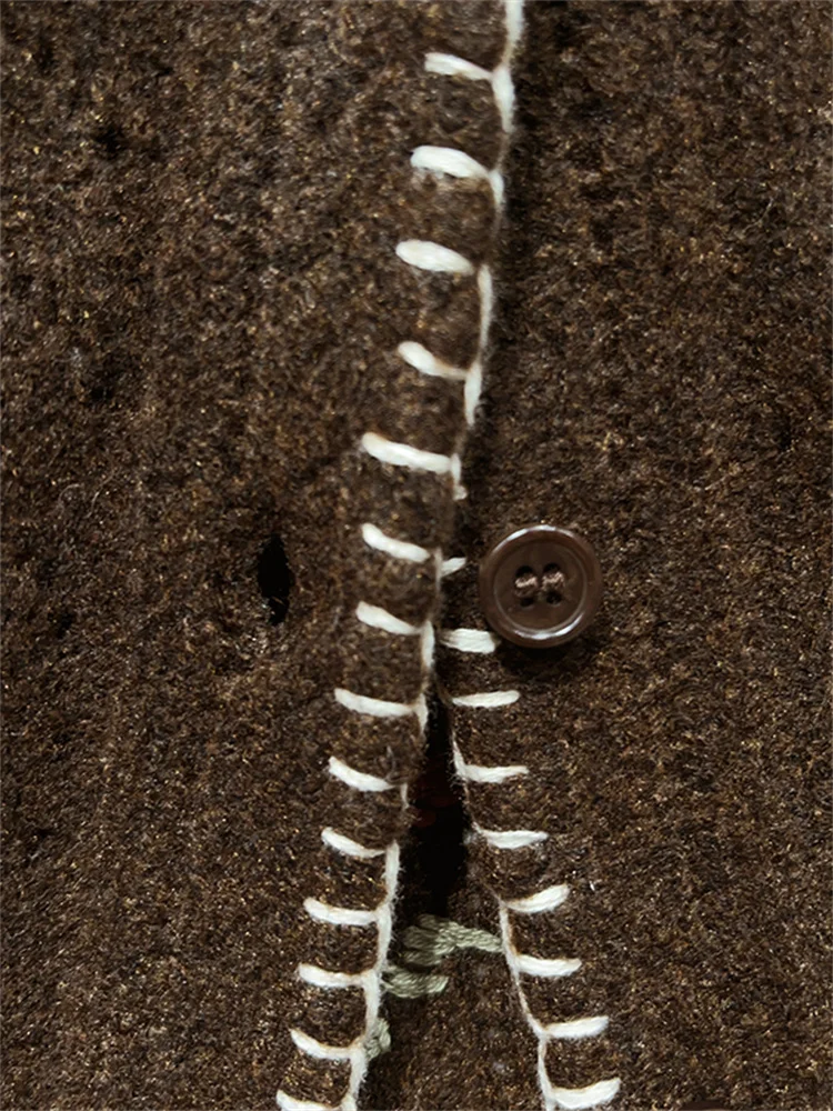 Вязаный крючком ажурный женский свитер трикотаж топ с круглым вырезом милые