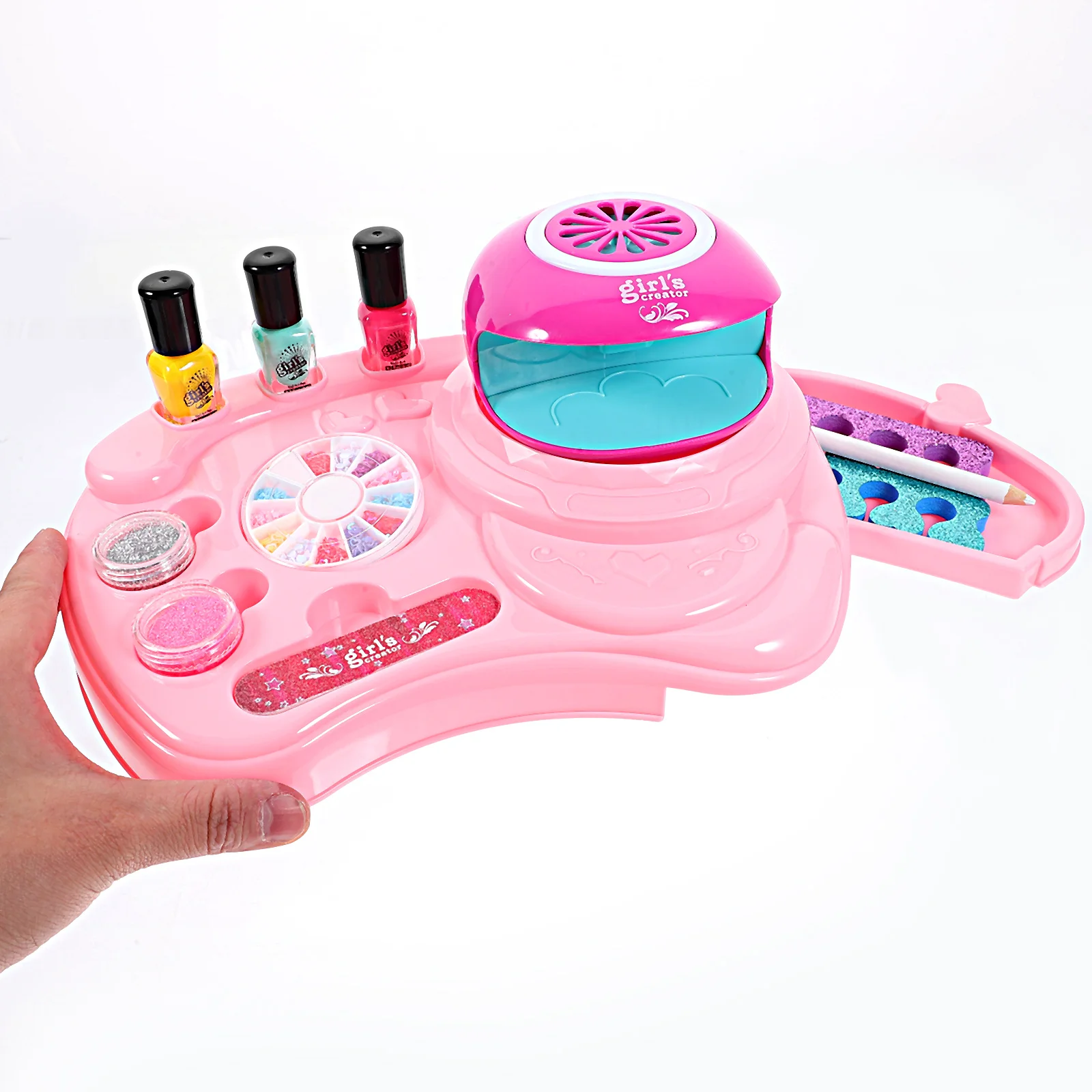 Набор для ногтей игрушечный набор комплекты пилок маникюрный девочек