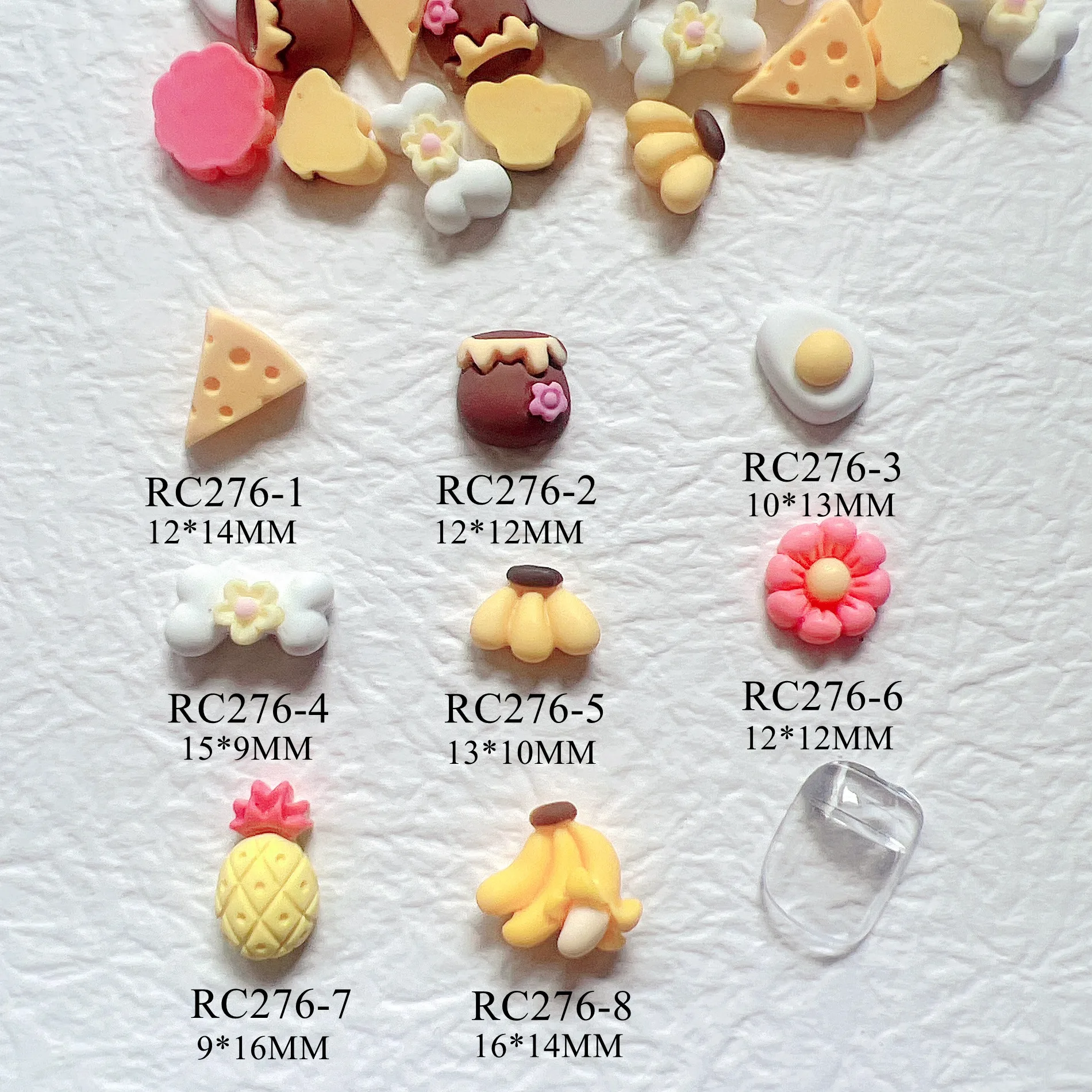 

12 шт., декоративные подвески для ногтей, в виде медведя