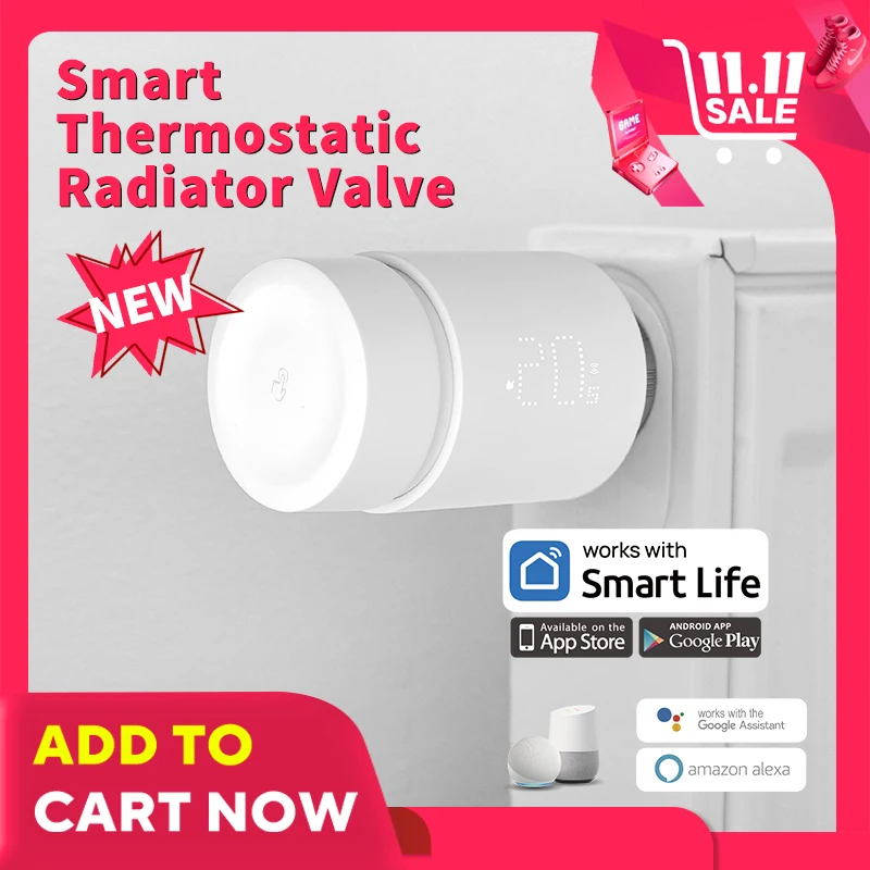 Tuya Smart Zigbee 3 0 термостатический клапан радиатор термостат термостатическая