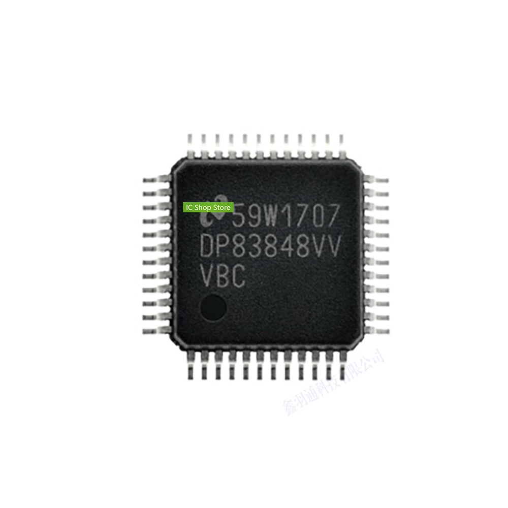 

DP83848CVVX/NOPB LQFP-48 100% Original Brand New