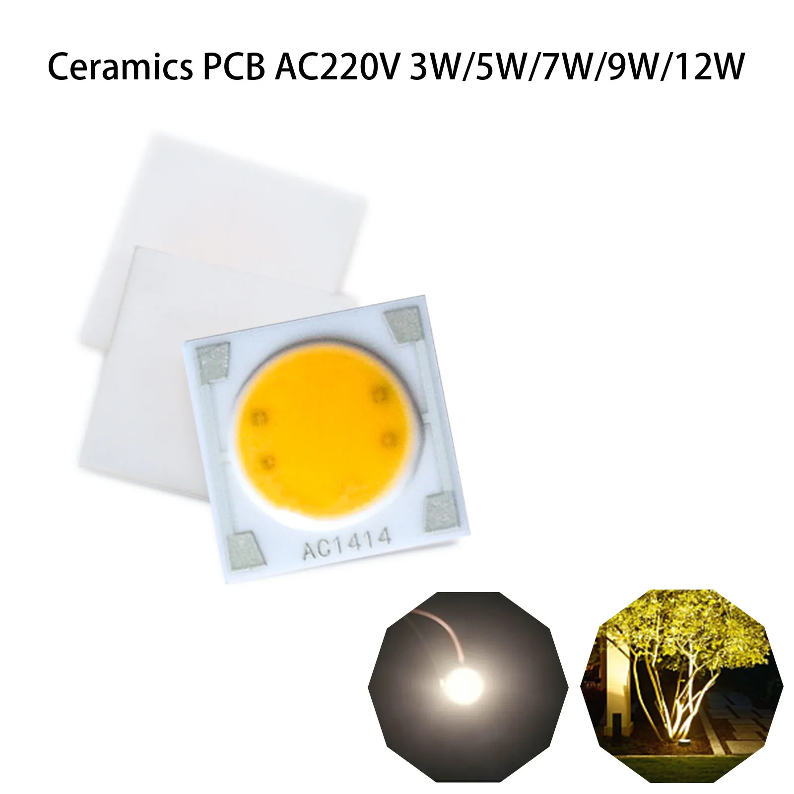 

LED COB 5pcs AC220V 3W 5W 7W 10W Light Beads Ceramic Substrate Smart IC Chip DIY LED Lighting Floodlight Spotlight Lamp Breed