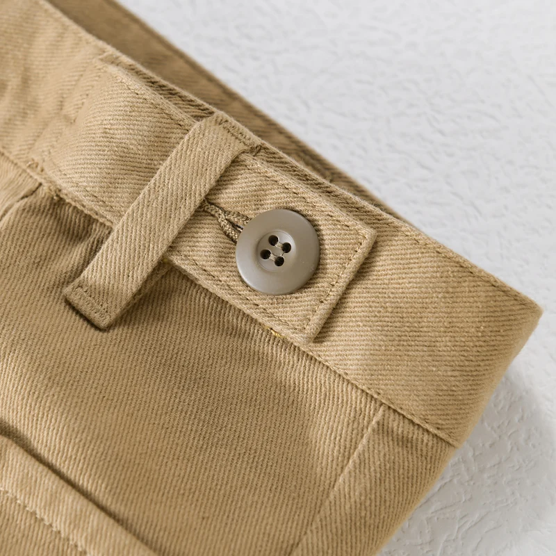 Шорты мужские рабочие из чистого хлопка Стильные Простые повседневные