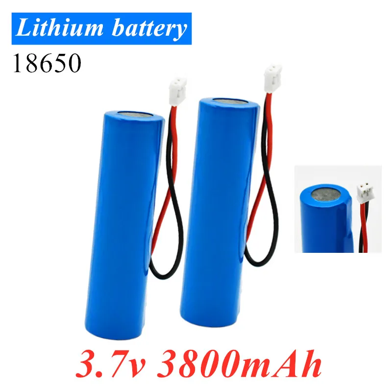 

2022 100% Originele 3.7V 3800Mah Li-Ion Oplaadbare Batterij 18650 Batterij Met Vervanging Socket, diy Lijn Voor Noodverlichting
