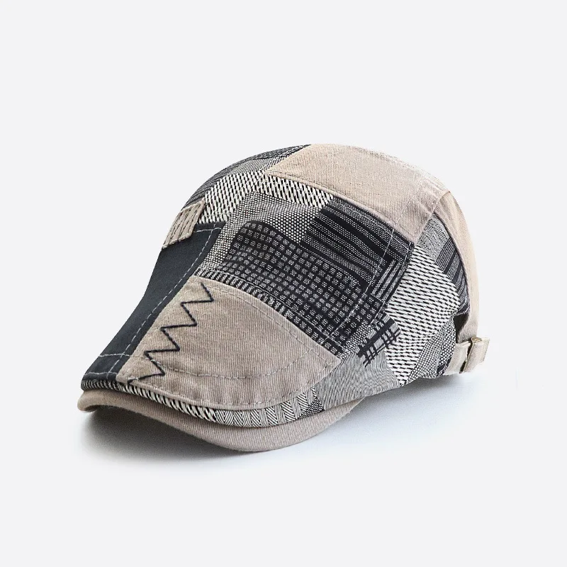 

Belts Niche Ducktip Hat Female Summer Sun Protection and Suntan Hat Male Forward Hat Fashion Personality Trend Retro Beret Hat