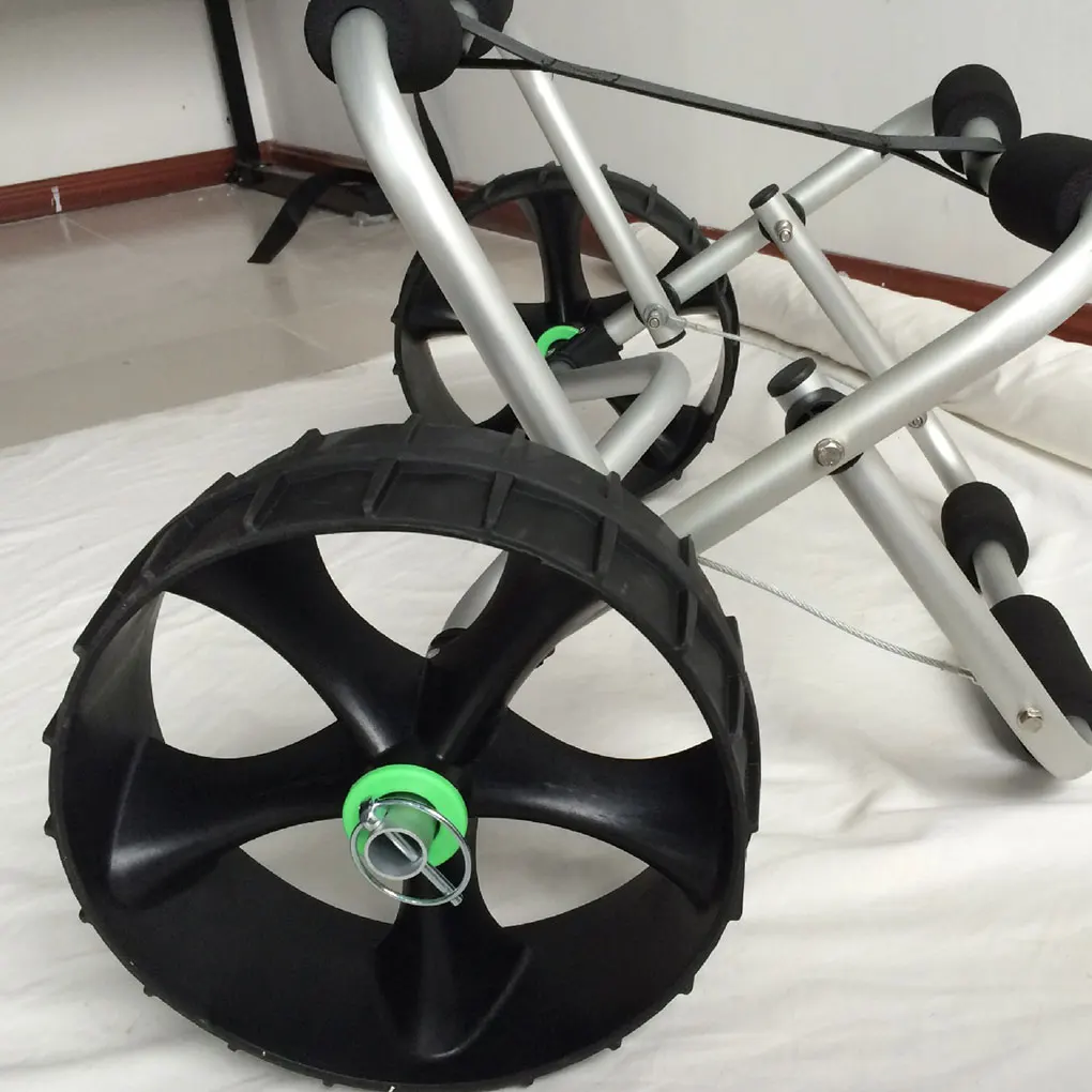 

Kayak Wheel Dolly Trailer Easy Installation Wear-Resistant Trolley Cart Tire Convenient Replacement Wheels Accessories