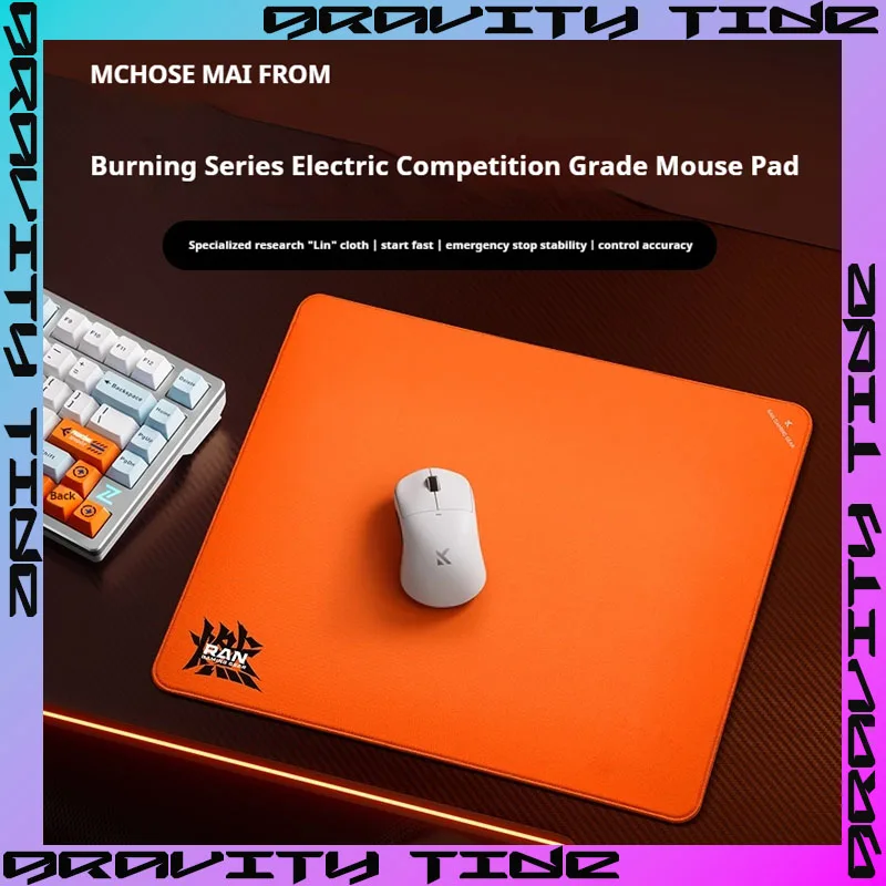 Mchose Burning + Artisan Zero Poron Base Клейкий коврик для мыши Fps Games Жесткий стоп манипуляция