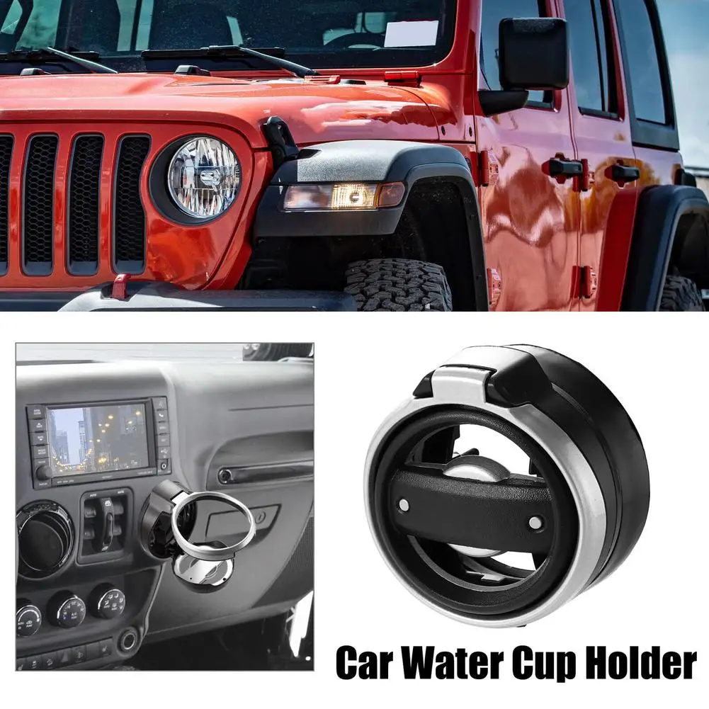 

Car Dashboard Air Outlet Water Cup Holder Stand Auto Interior Supplies Compatible For Jeep 2018-2022