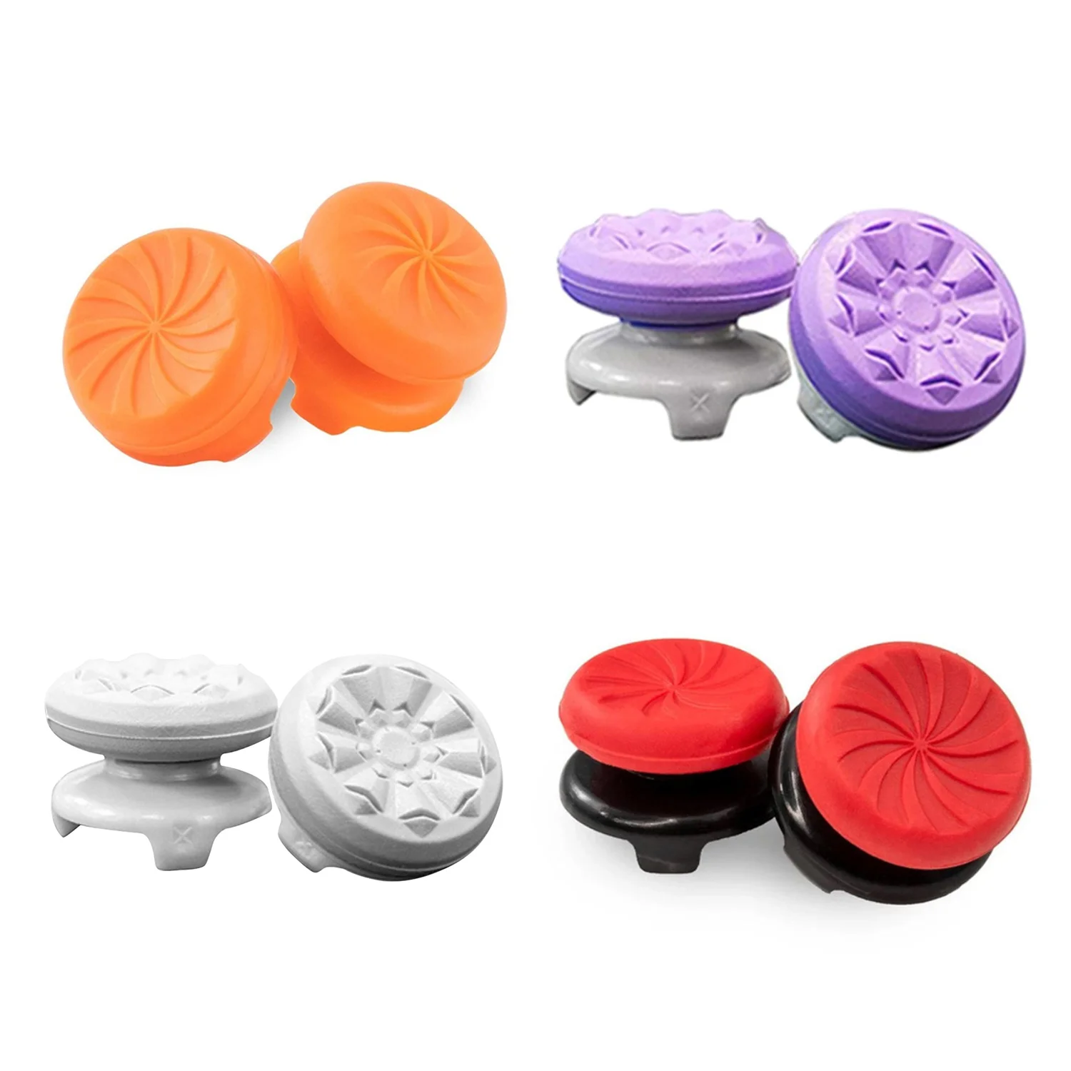 

New 10PCS Non-slip Silicone Thumbstick Joystick Grip High-Rise Cap Covers Extenders FPS for Sony PlayStation4 PS4 Controller