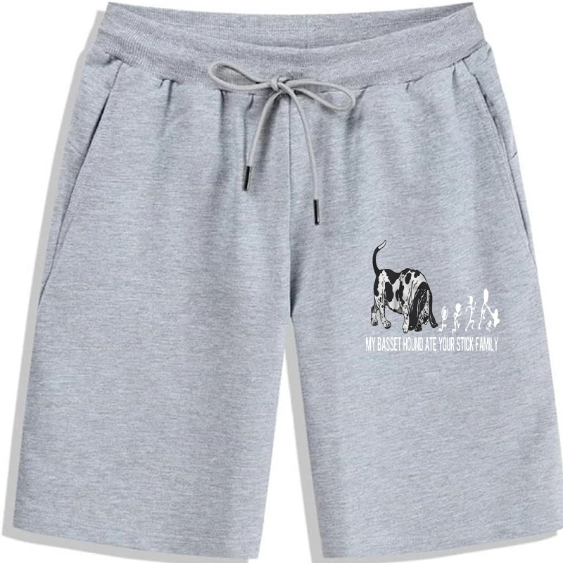 

Men Shorts My Basset Hound Ate Your Stick Family Women shorts for men
