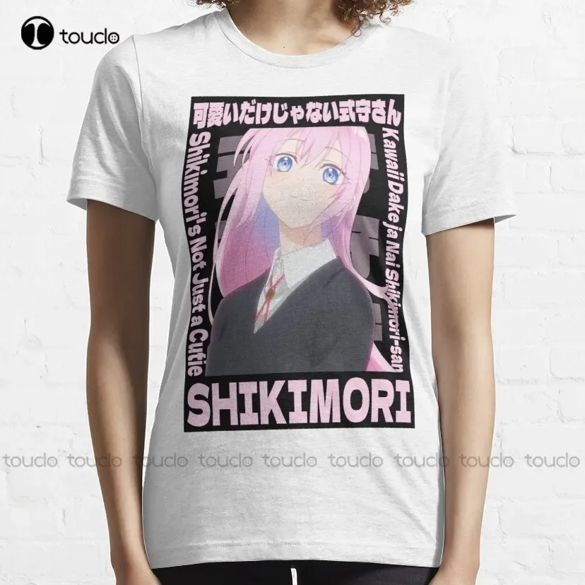 Shikimori'S Not Just A Cutie Kawaii Dake Ja Nai Shikimori-San Классическая футболка Хлопковые рубашки для