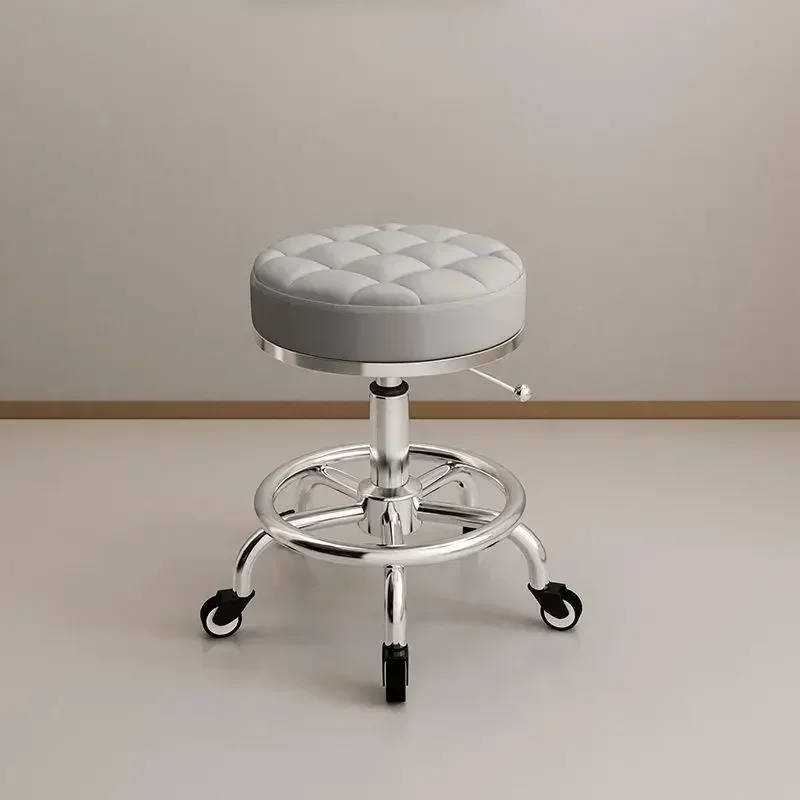 Парикмахерское кресло простой вращающийся портативный стул для парикмахера