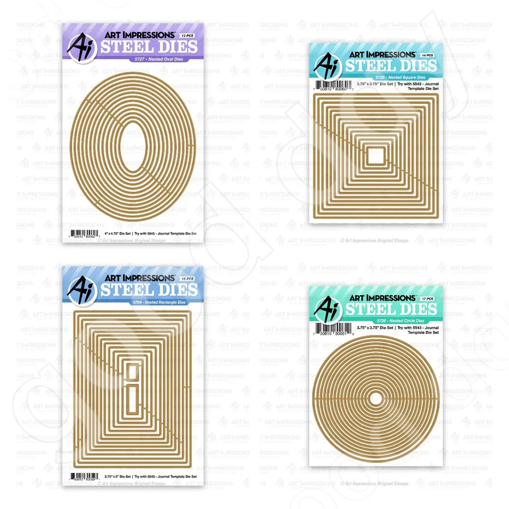 

2023 New Delicate Oval Rectangle Metal Cutting Dies Scrapbook Diary Decoration Embossing Template Diy Greeting Card Handmade
