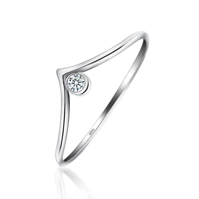 

Madison Audury кольца с муассанитом для женщин 0.1ct Алмазная посылка 925 серебро Свадьба Рождество минималистическое кольцо Модные ювелирные изделия