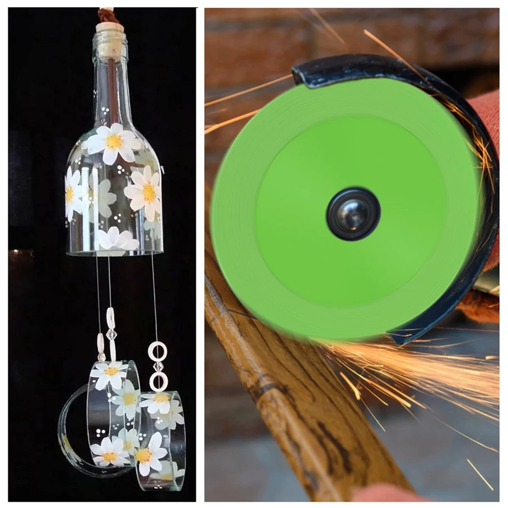 

1pc Glass Cutting Disc 22mm Hole Diamond Marble Ceramic Tile Jade Grinding Blade Crystal Wine Bottles Sharp Brazing Grinding Dis