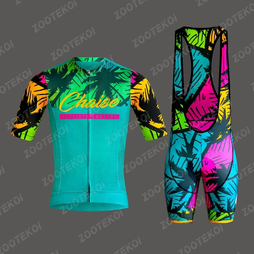 

Cycling Jersey Chaise Top Set Summer Outdoor Sports Cycling Wear Mountain Bike Racing Car Clothes MTB Maillot Ciclismo Replica
