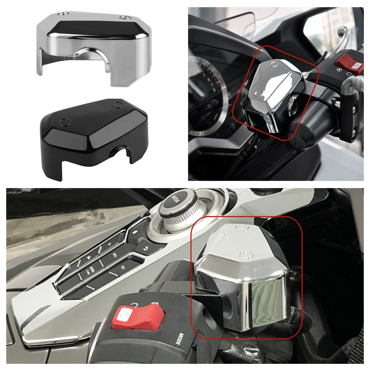 Защитная крышка тормозного масляного стакана с золотым крылом для Honda GOLDWING 1800 F6B