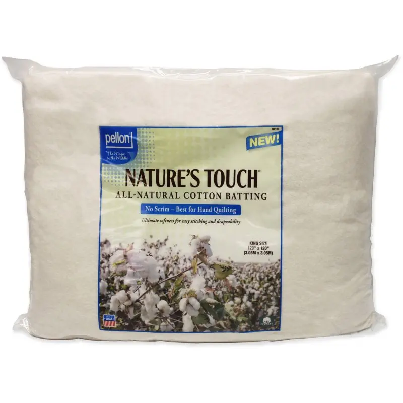 

Quilting Batting. off-White 120" x 120" King Precut Package 1 Pack