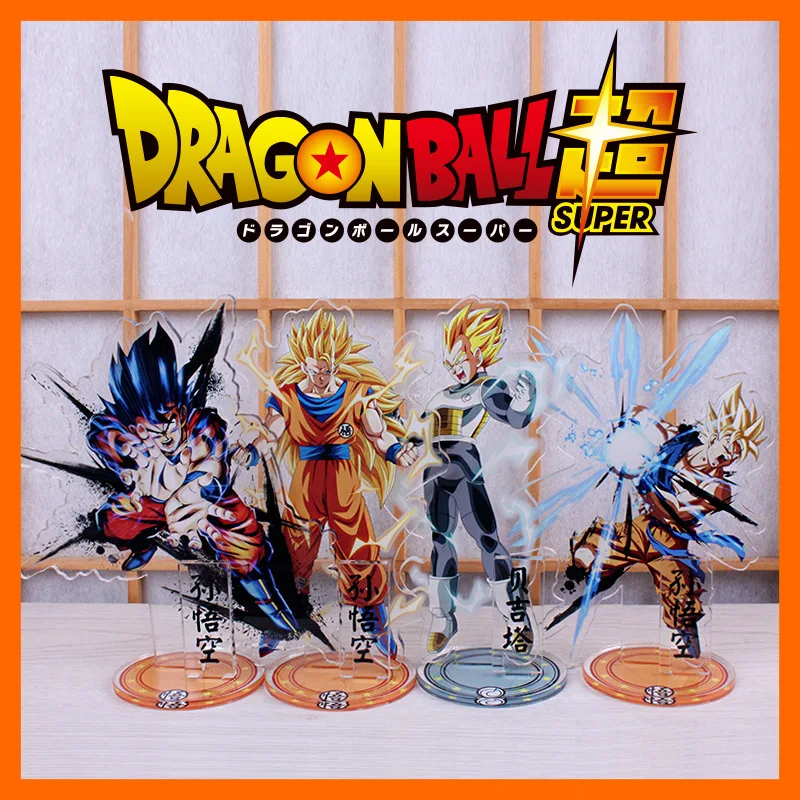 

Dragon Ball Z Acrylic Stand Figure Son Goku Bejīta Yonsei Vegeta Shenron Piccolo Anime 17cm Model Super Saiyan Toys For Kid