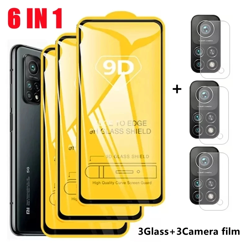 Tempered Glass For Xiaomi Redmi Note 10S 11S 10T Note 10 5G 10 11 Pro Screen Protector Lens Film Note 10 Pro Glass