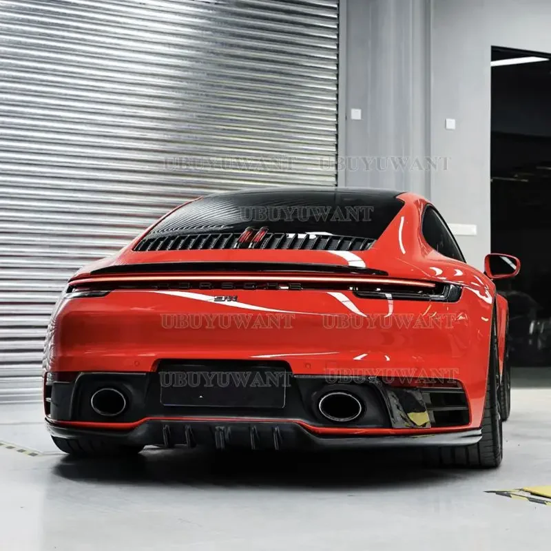 2018 2019 2020 2021 года для Porsche Carrera 992 спойлер из углеродного волокна задний на крышу