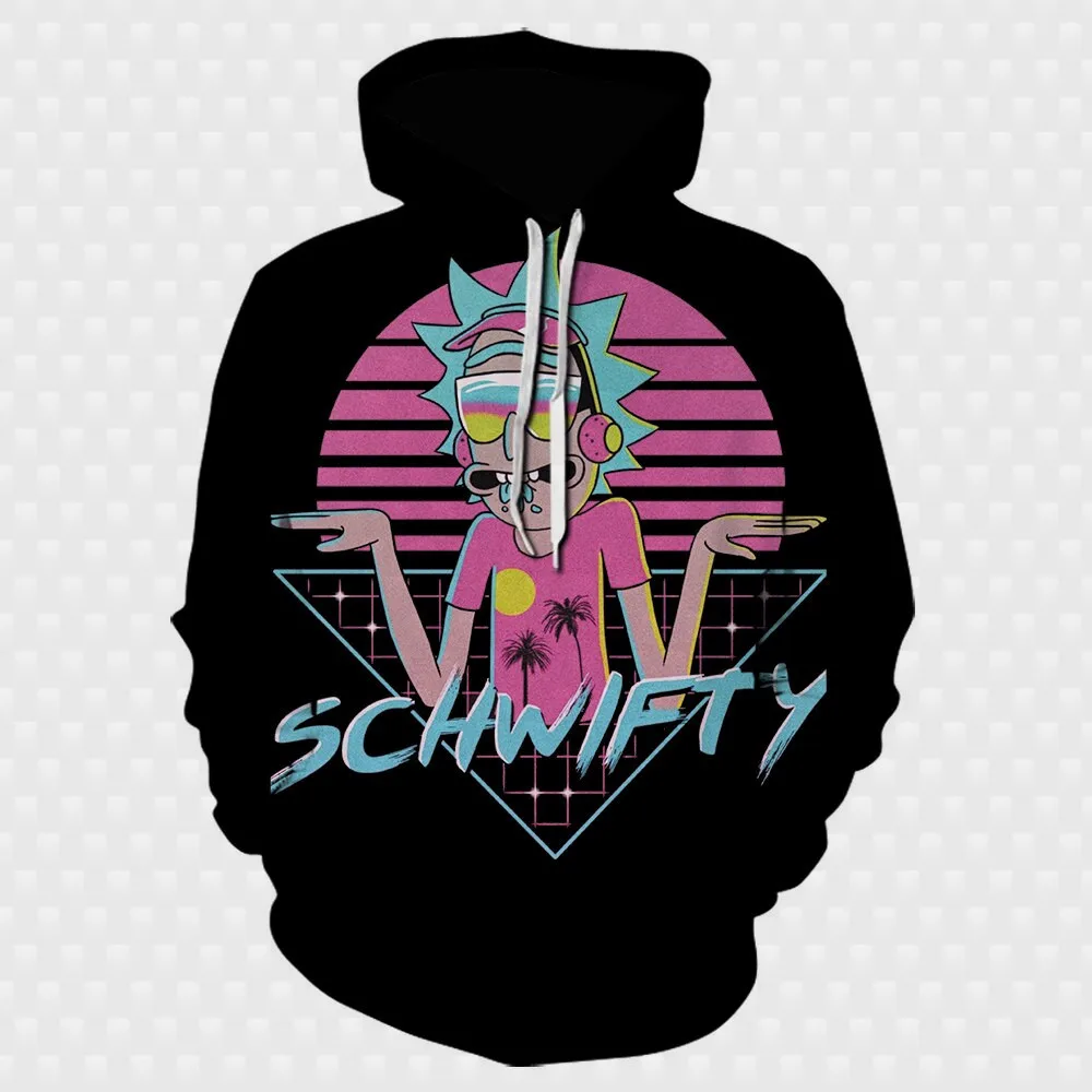 

Fashion Streetwear Cartoon Anime Rick Men Women Children Hoodies Printed 3D Boy Girl Kids Sweatshirts Pullover Long Sleeve Tops