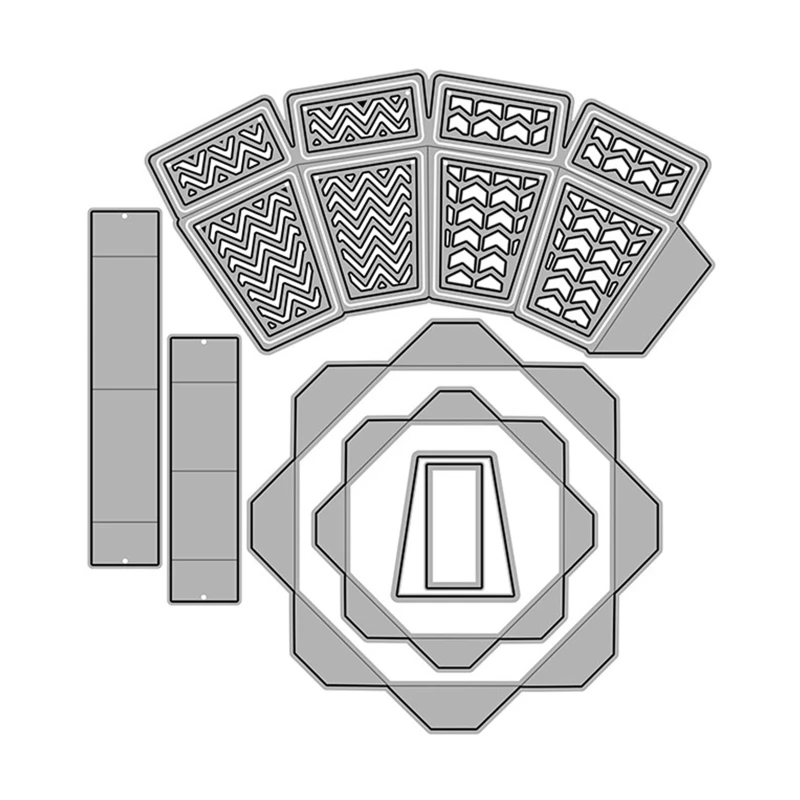

Metal Cutting Dies Flowers Organizer Box Decor Dies Cuts Craft for DIY Scrapbook