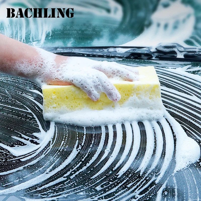 Большая губка для мытья автомобиля блок чистки кузова удаление пятен волнная