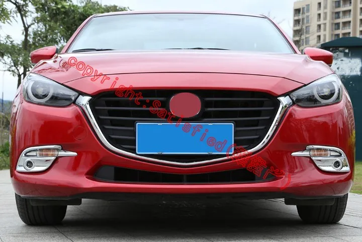 Для Mazda 3 M3 Axela 2017 2018 ABS хромированная крышка передней противотуманной фары
