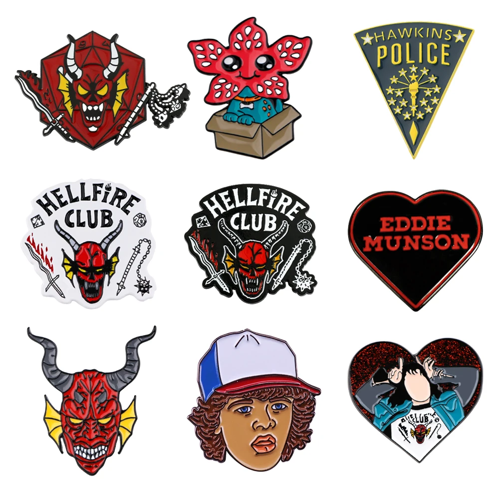 

Hellfire Club Comics Enamel Pin Lapel Pin for Backpack Briefcase Badges Brooch for Clothes Accessories Gift