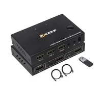 kvm switcher with audio 2 port 2 in 1 out hdmi compatible sharing display devices for pc computer printer keyboard mouse
