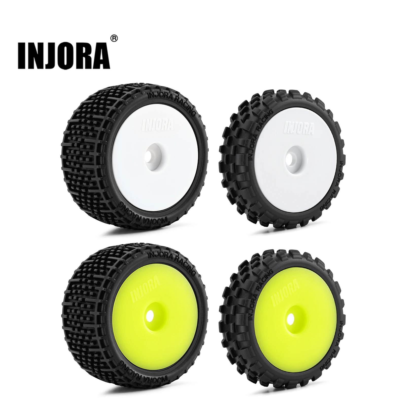 Фото Шины и колеса для багги INJORA Unglued Pin для 1/24 Losi Micro-B 1/28 Losi Micro-T №1