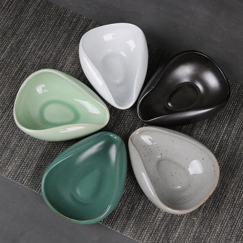 

1piece Ceramic Tea Holder Spoon Spare Accessories Business High-Quality Porcelain Gift Tableware