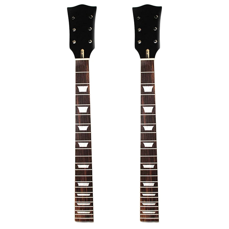

2 шт., шейка для электрогитары Gibson Les Paul Lp, детали из кленового палисандра, 22 лада