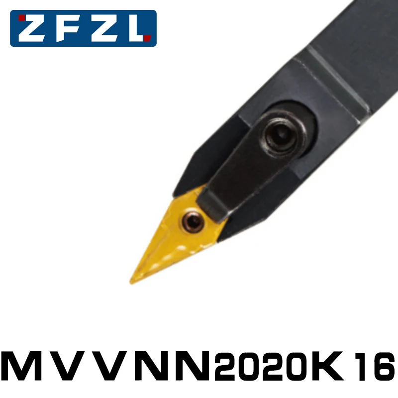 

1PC MVVNN Lathe Bar Turning Holder MVVNN2020K16 External Turning Tool MVVNN1616 CNC Cutting Tool Cutter Bar
